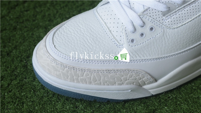 Authentic Air Jordan 3 Pure White